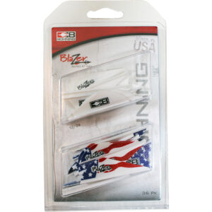 Bohning Blazer Vane Combo - White/American Flag (36 pk)