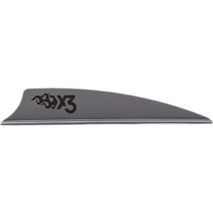 Bohning X3 Vanes Silver 2.25 in. 100 pk.