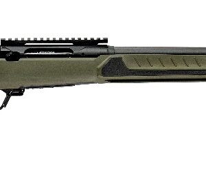 Savage Arms 32641 110 Core Predator Full Size 308 Win 10+1 22" Medium Heavy Fluted Barrel, Arca Rail Forend, Hunter Green AccuStock w/AccuFit V2 Synthetic Stock, Left Hand