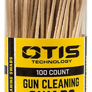 Otis FG241100 Gun Cleaning Swabs - 100 Cotton/Wood Swabs