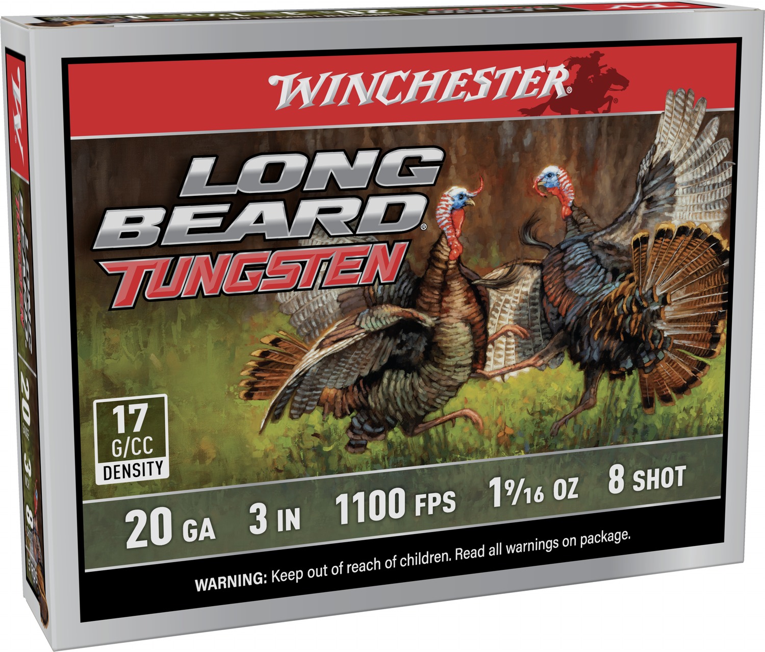WIN LBT2038  20G 3″  #8 LONGBEARD TS17 1-9/16 5/10