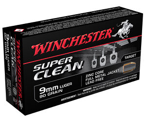WIN SUPER CLEAN 9MM 90GR FMJ 50/500