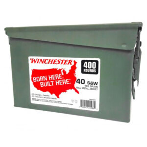 Winchester .40 S&W 165GR FMJ Ammunition - 400 Rounds