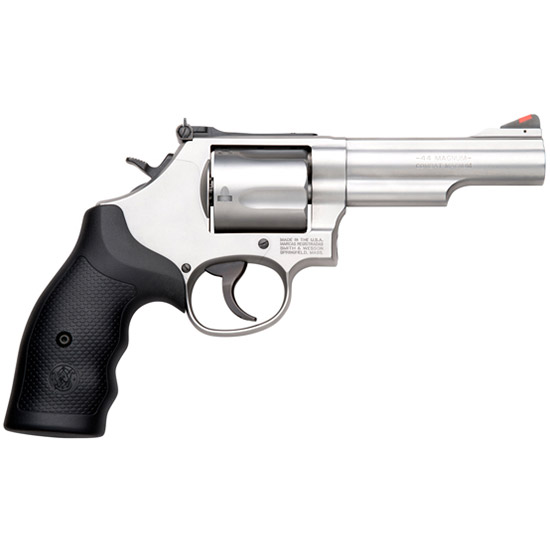 SW 69 44MAG 4.25 SS BLK SYN GRIP 5RD L FRAME