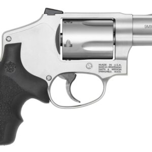 Smith & Wesson 14295 Model 940 J-Frame 9mm Luger 5 Shot 2.17" Stainless Steel Barrel, Cylinder & Frame, Black Hogue Rubber Grip, Concealed Hammer