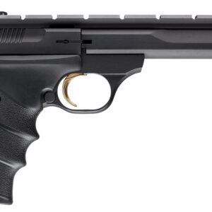 Browning 051421490 Buck Mark Contour *CA Compliant 22 LR 10+1 5.50" Black Contoured Barrel, Matte Blued Aluminum Frame & Receiver w/Rail, Black Overmolded Grip, Right Hand