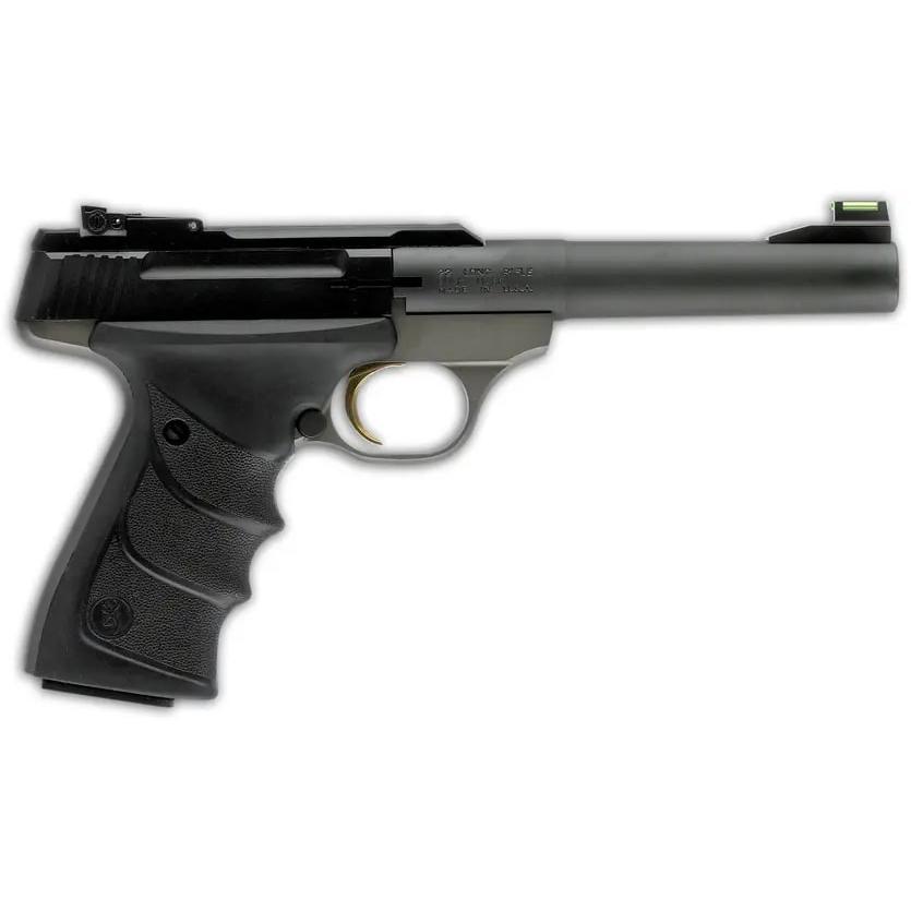 Browning Buck Mark Practical URX CA Compliant Handgun .22LR 10rd Magazine 5.5″ Barrel Front Fiber Optic