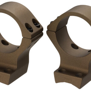 Browning 12536 X-Bolt Scope Mount System X-Lock Burnt Bronze Cerakote Aluminum 30mm Tube, High Rings