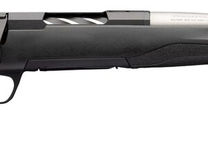 Browning 036116282 X-Bolt 2 Special LR SPR Full Size 6.5 Creedmoor 4+1 18" Matte Stainless Steel Threaded Barrel, Matte Stainless Steel Drilled & Tapped Receiver, Black Adj Comb & LOP Synthetic Stock,