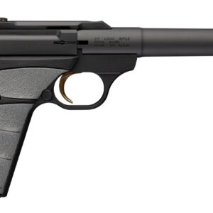 Browning 051617490 Buck Mark Camper 22 LR 10+1 5.90" Matte Black Threaded Bull Barrel, Matte Black Aluminum Frame, Gray UFX Grip