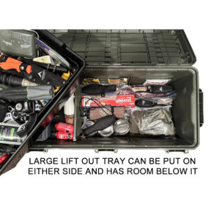 MTM The Mule Mobile Gear Carrier - Wheeled Crate with Divider