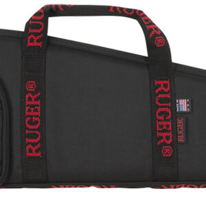 Ruger 27140 Rifle Case 40" Black Endura w/ Red Ruger Logo Accessory Pocket & Foam Padding