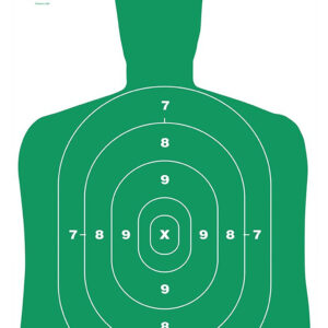 Birchwood Casey 37010 EZE-Scorer BC-27 Silhouette Paper Target 12" x 18" 100 Per Pkg