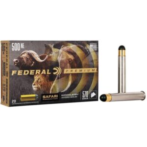 Federal Premium Cape-Shok .500 Nitro Express Hydro Solid Ammo