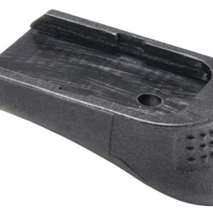 Pachmayr 03894 Grip Extender  Extended Compatible w/ Glock 17/18/19/22/23/24/25/31/32/34/35/37, Black Polymer 2 Per Pack