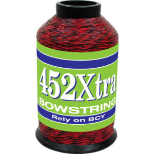 BCY 452Xtra Bowstring Material Red/Black 1/4 lb.