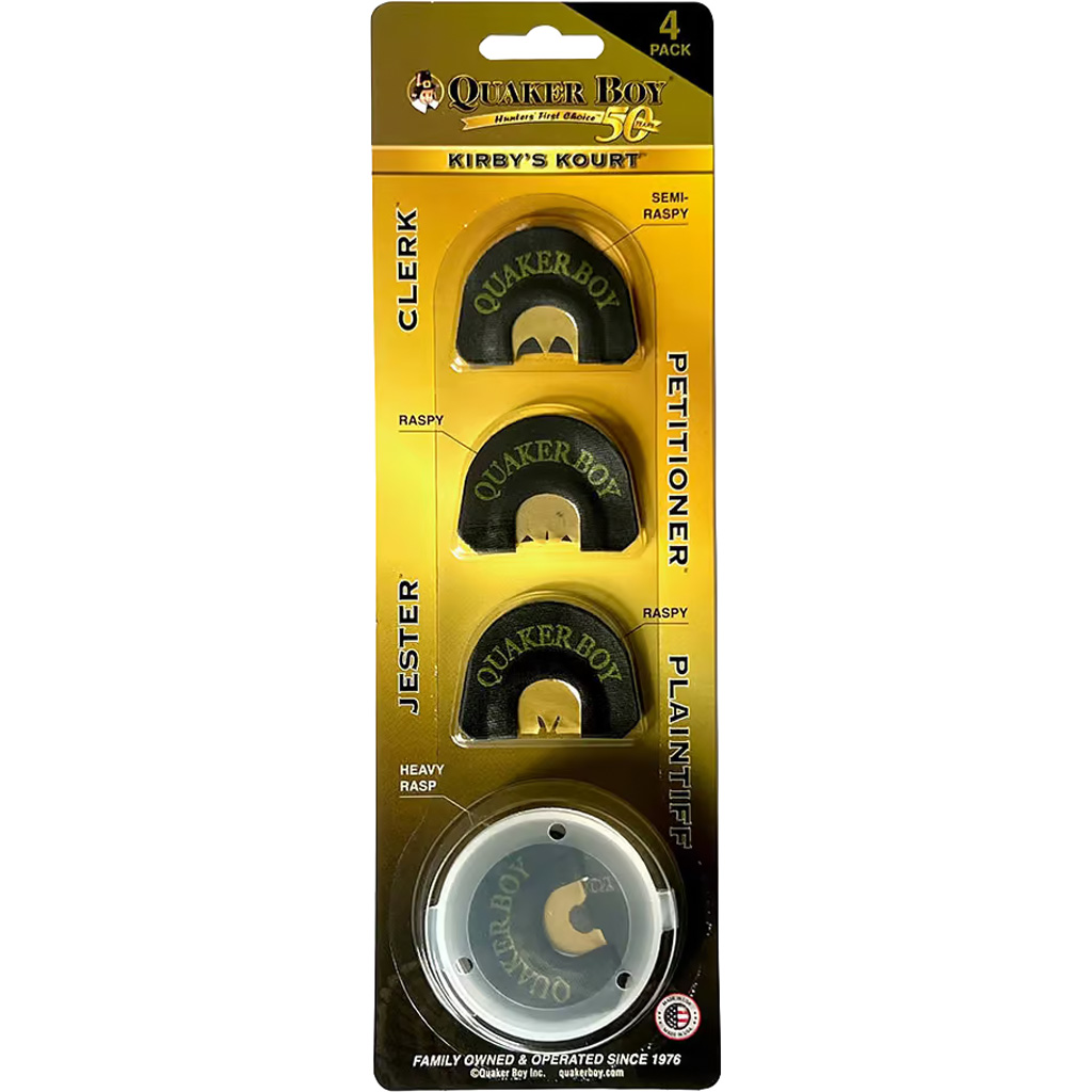 Quaker Boy Kirby's Kourt Diaphragm Calls 50th Anniversary 4pk - Image 2