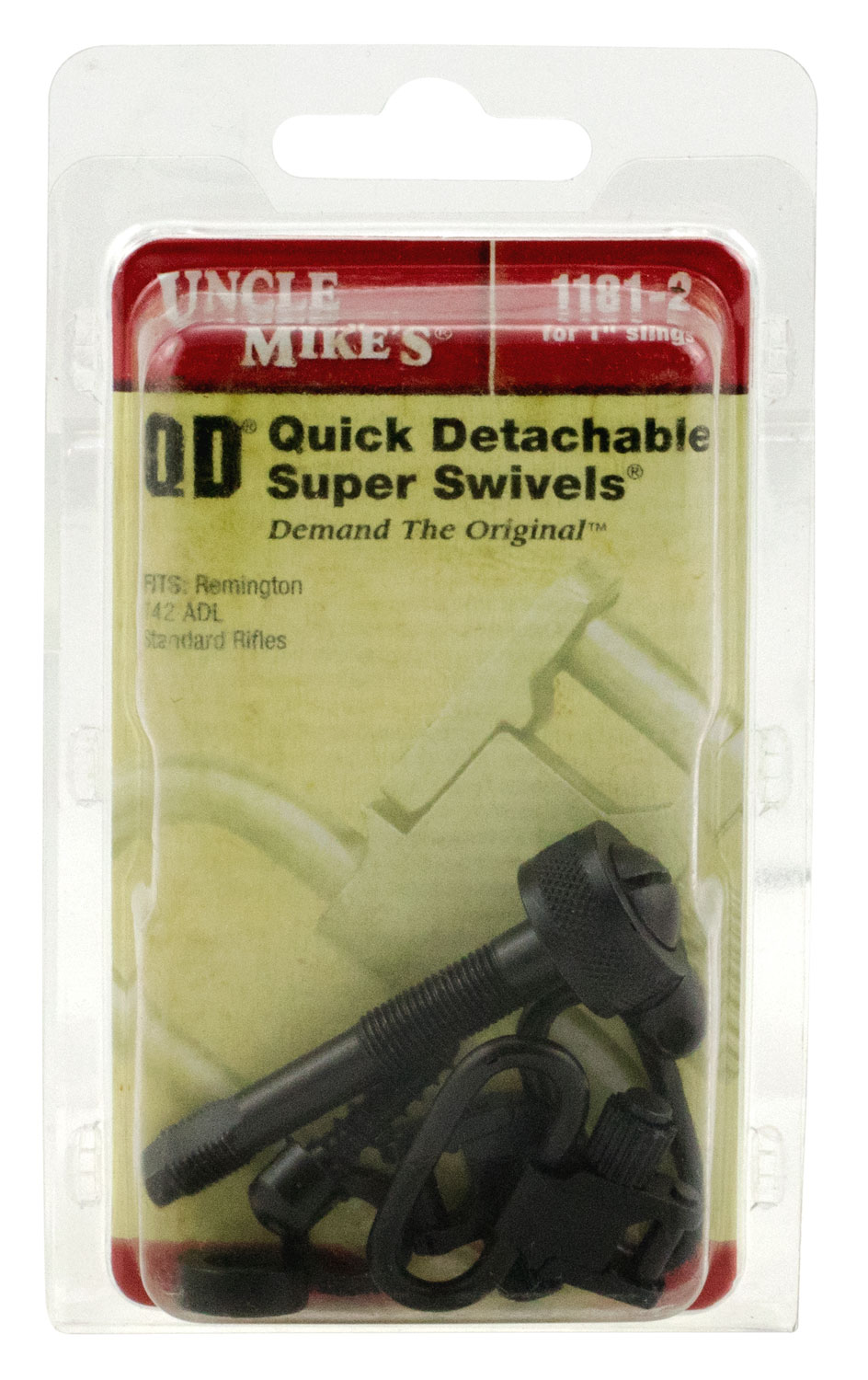 Uncle Mike’s 11812 Super Swivel  for Remington 742 ADL Blued 1″ Loop (Will Not Fit 742 BDL)