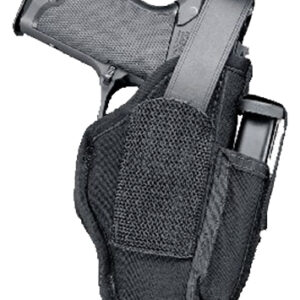 Uncle Mike's 70050 Sidekick Hip Holster IWB/OWB Size 05 Black Laminate Belt Clip Fits Large Semi-Auto Fits 4.50-5" Barrel Ambidextrous