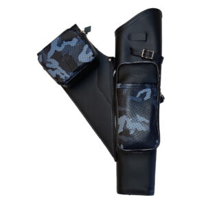 Neet NT-2100 Leather Target Quiver with Camo Pockets