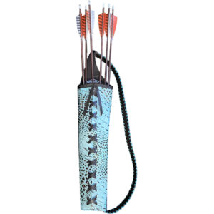 Neet Alligator Embossed Back Quiver - Right Handed Turquoise
