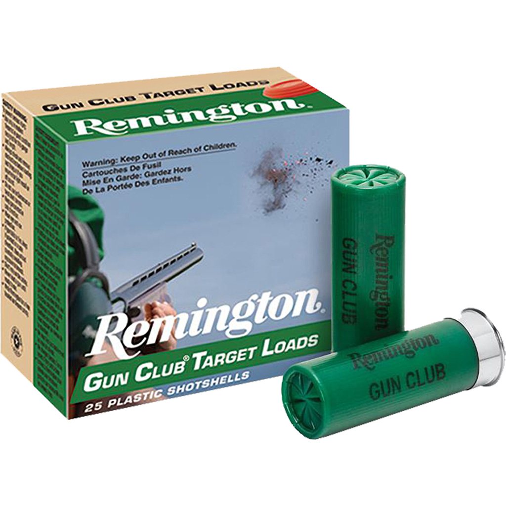 Remington Gun Club Target Loads 12 ga. 2.75 in. 2 3/4 Dr. 1 oz. 7.5 Shot 250rd