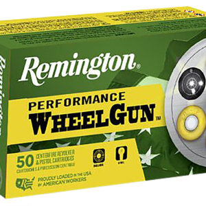 Remington Ammunition 22267 Performance WheelGun  38Special 148gr Target Master Wad Cutter 50 Per Box/10 Case