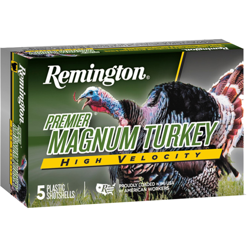 Remington Premier High Velocity Magnum Turkey Load 12 ga. 3.5 in. 2 oz. 4 Shot 5 rd.