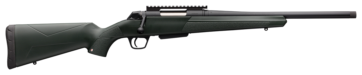 Winchester Repeating Arms 535757299 XPR Stealth 6.8 Western Caliber with 3+1 Capacity, 16.50" Threaded Barrel, Black Perma-Cote Metal Finish & Green Synthetic Stock Right Hand (Full Size)