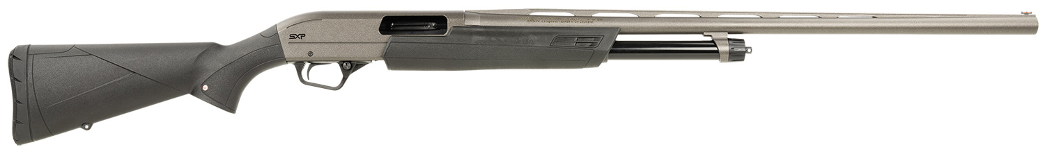 Winchester Repeating Arms 512439392 SXP Hybrid Full Size 12 Gauge Pump 3″ 4+1 28″ Gray Perma-Cote Barrel, Gray Perma-Cote Aluminum Receiver, Black Synthetic Stock Right Hand