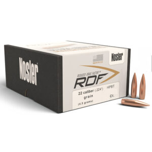 Nosler 22 Cal 77gr HPBT RDF Bullets - 500 Count