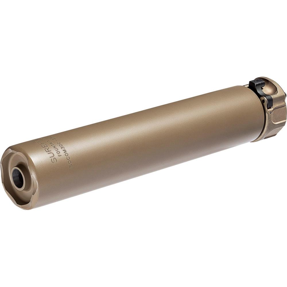 Surefire 2nd Gen Fast Attach SOCOM300-SPS Suppressor 5.56 – 300 WM – Stainless Steel FDE
