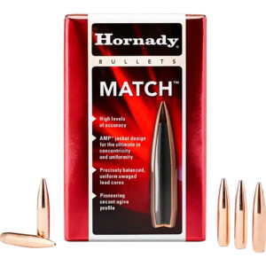 Hornady 2250 Match 22 Cal .224 53 gr Hollow Point Match 100 Per Box/ 40 Case