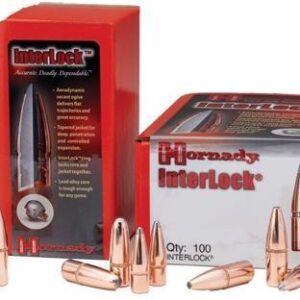Hornady InterLock Bullets 6.5mm .264" 129 gr SP 100/ct
