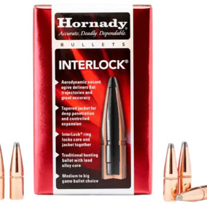 Hornady 3031 InterLock 30 Cal .308 150 gr Spire Point 100 Per Box/ 15 Case