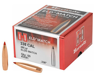 HRNDY ELD-M 338CAL 285GR 50