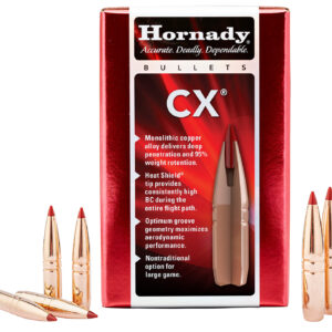 Hornady 301934 CX  30 Cal 180 gr Copper Solid 50 Per Box/ 25 Case