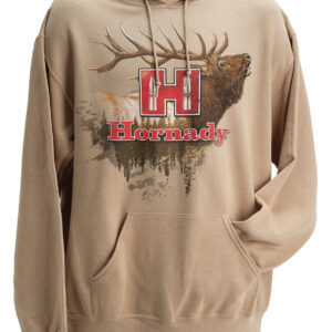 Hornady 99612XL Elk XL Tan/Khaki Hoodie Poly-Cotton