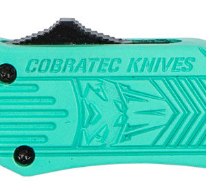 CobraTec Knives CTK-1 OTF Drop Point Knife - Tiffany Blue
