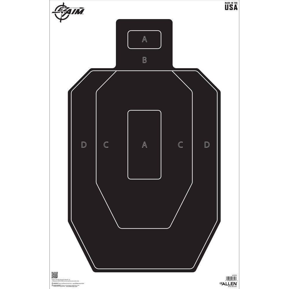 Allen EZ Aim IPSC Silhouette Target 23″ x 35″ 50/ct
