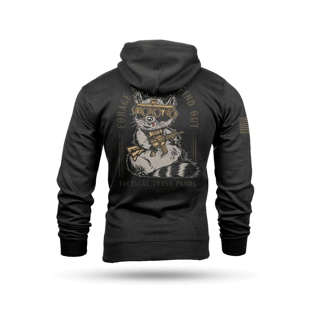 Nine Line Tactical Trash Panda Hooded Sweatshirt - Black 2XL