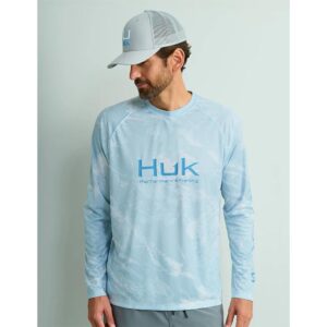 Huk Mossy Oak Pursuit Performance Long Sleeve Shirt - Bonefish XL