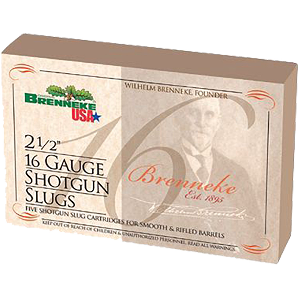 Brenneke 16 Slugs 16 ga. 2 1/2 in 1 oz. 5 rd. - Image 2