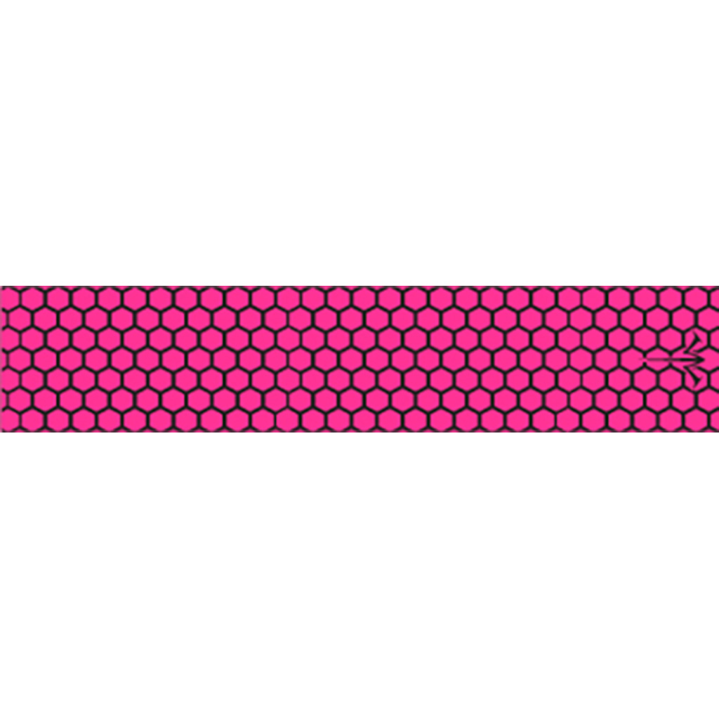 White Water Archery Honeycomb Fade Arrow Wraps Open Hot Pink 5 in. x 1.125 in. 15 pk.