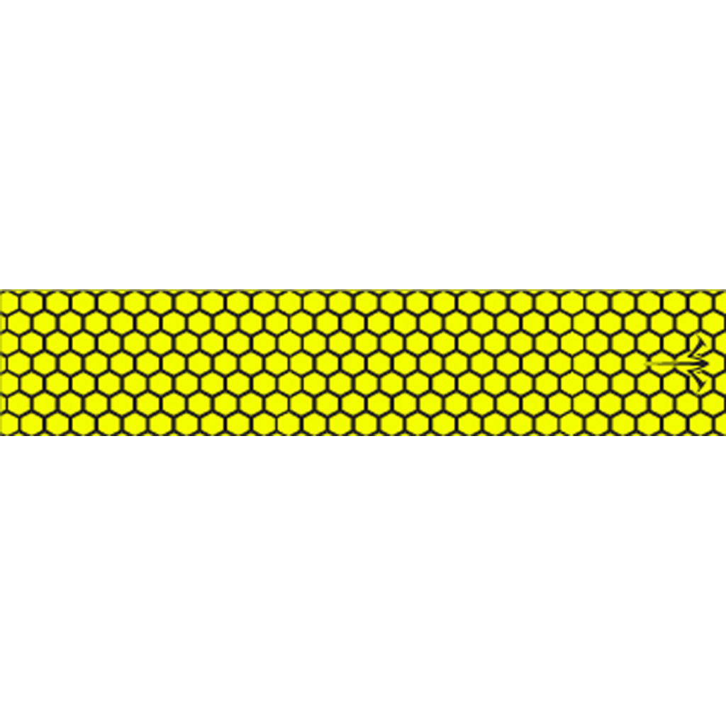 White Water Archery Honeycomb Fade Arrow Wraps Open Flo Yellow 5 in. x 1.125 in. 15 pk.