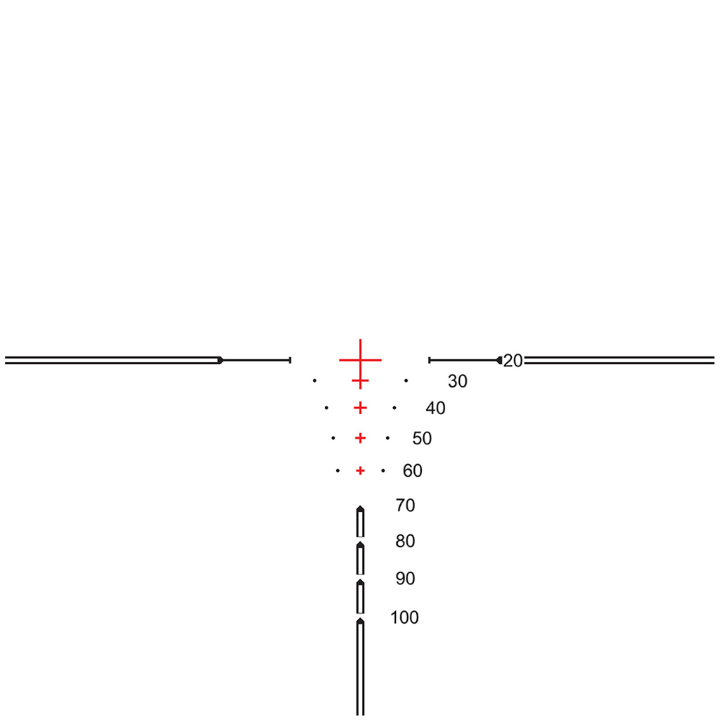 Hawke XB30 Pro Crossbow Scope 1-5x24 with Illuminated Reticle