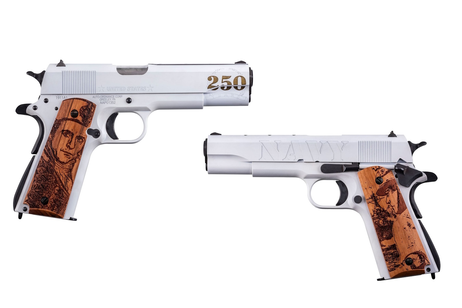 AUTO-ORDNANCE – THOMPSON 1911A1 NAVY 250TH 45ACP 5″ 7+1