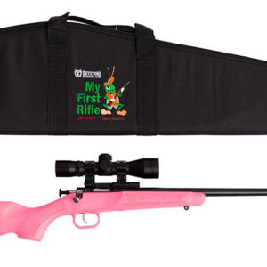 KSA Crickett Pink .22 LR Single Shot Rifle with Scope