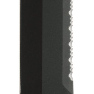 Ka-Bar 2211 Big Brother 9.38" Fixed Top Serrated/Bottom Straight Plain Black 1095 Cro-Van Blade, Black Kraton G Handle, Includes Sheath