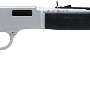 Henry H012GMAW Big Boy All Weather Side Gate Full Size 357 Mag 10+1 20" Hard Chrome Plated Steel Barrel, Satin Hard Chrome Steel Receiver, Stained Hardwood Wood Stock Right Hand